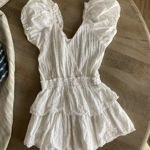 Sky to Moon White Eyelet Dress 🌸Worn Once🌸